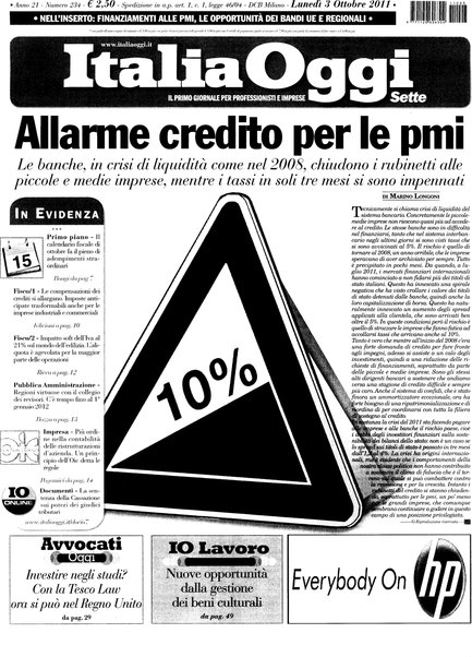 Italia oggi : quotidiano di economia finanza e politica